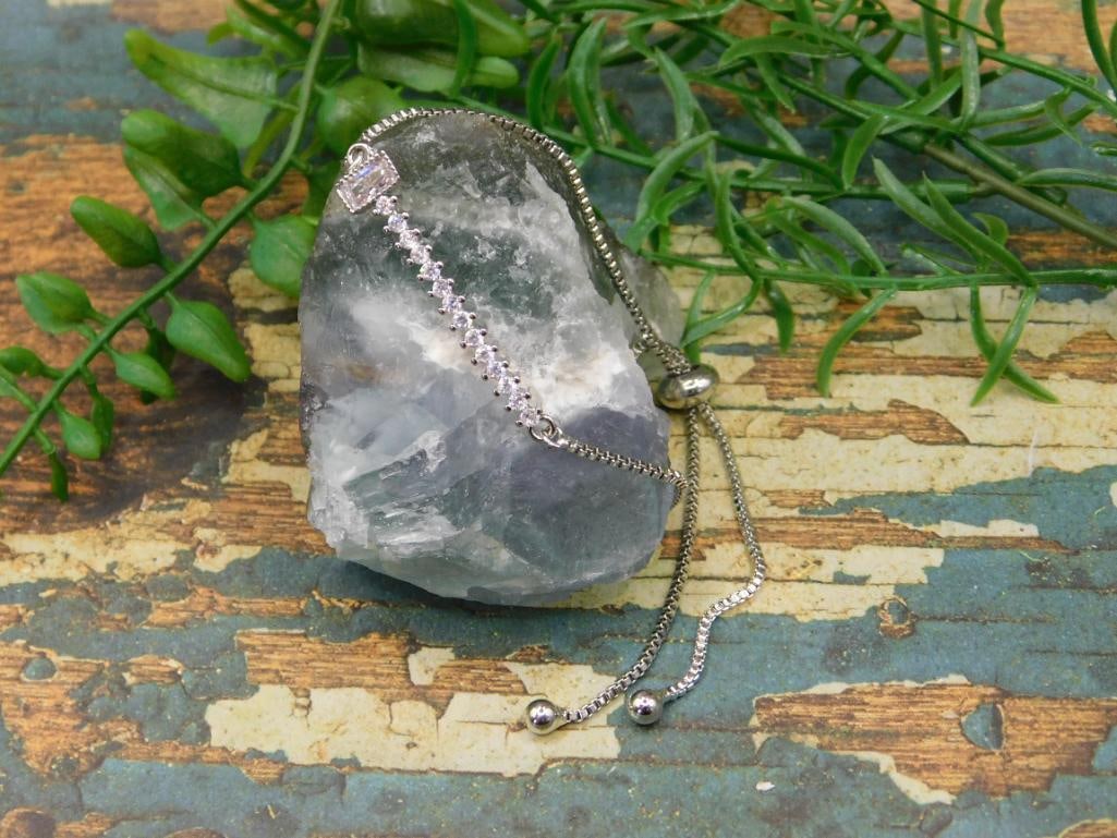 GENUINE STONE ADJUSTABLE BRACELET ROCK STONE LAPIDARY SPECIMEN (1 of 3)