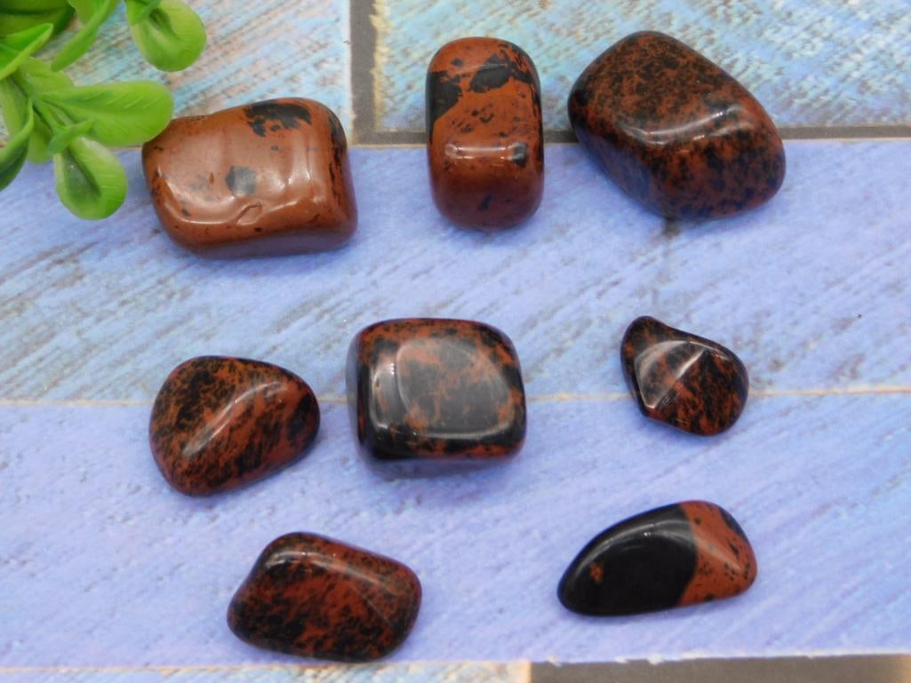 MAHOGANY OBSIDIAN ROCK STONE LAPIDARY SPECIMEN (1 of 2)