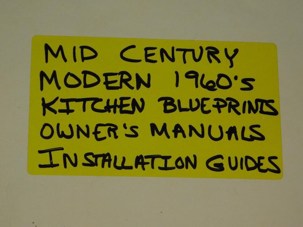 Mid-Century Modern 1960s Kitchen Documentation Set (1 of 12)