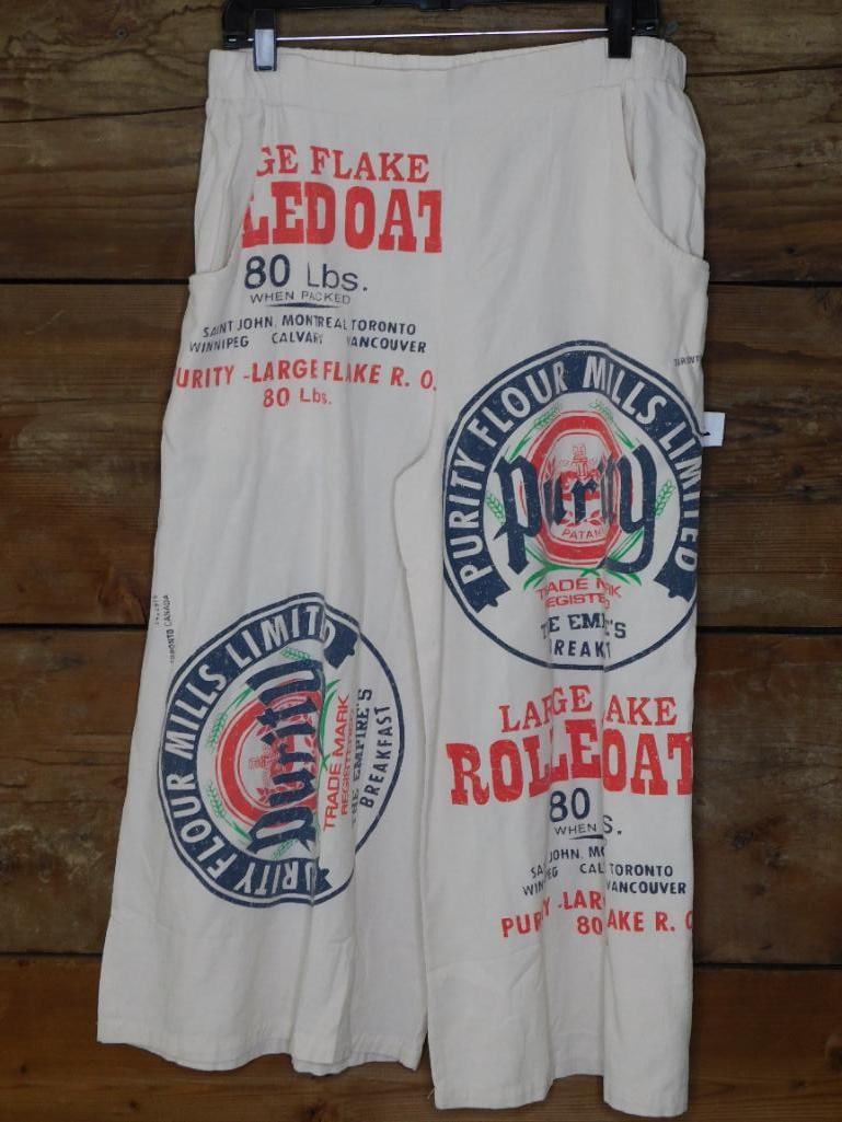 NEW FLOUR SACK PANTS SIZE L/XL NWT BOUTIQUE CLOTHING (1 of 4)