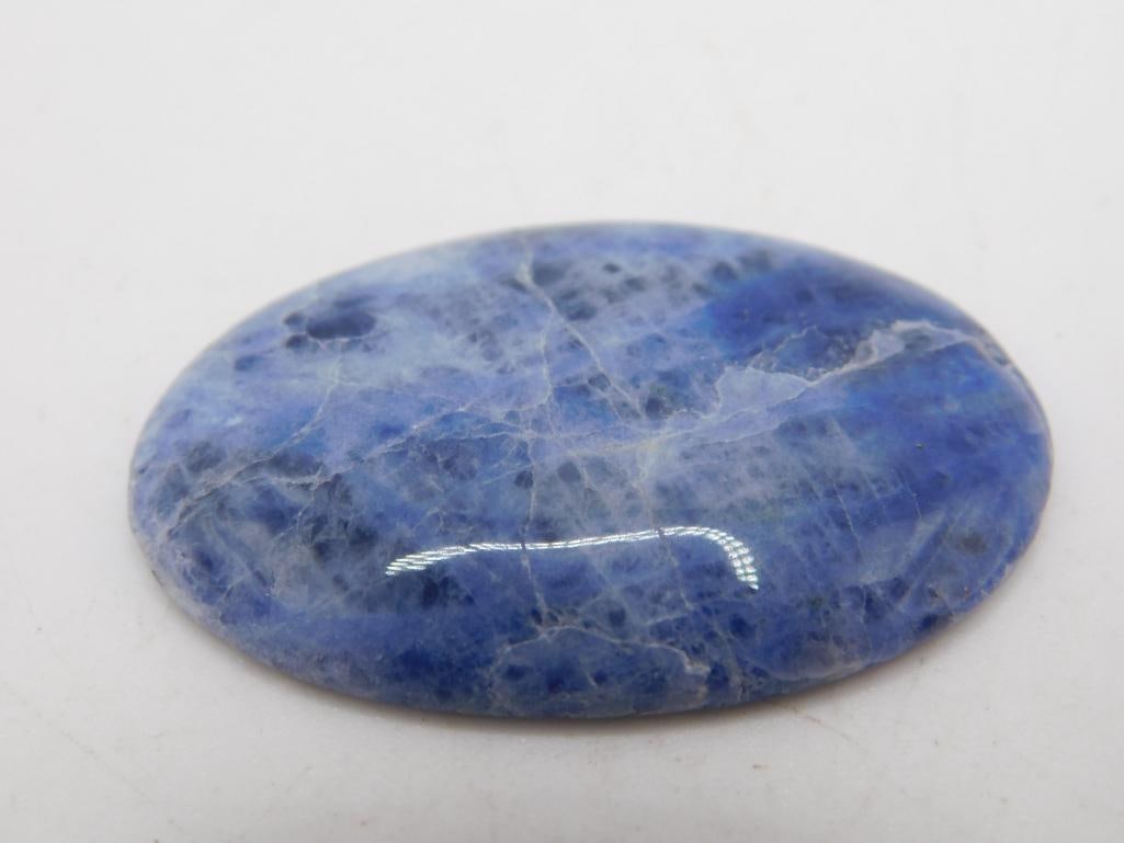 SODALITE CABOCHON ROCK STONE LAPIDARY SPECIMEN: SODALITE CABOCHON ROCK STONE LAPIDARY SPECIMEN