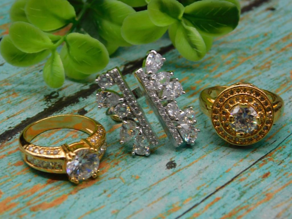 STONE RINGS ROCK STONE LAPIDARY SPECIMEN (1 of 3)