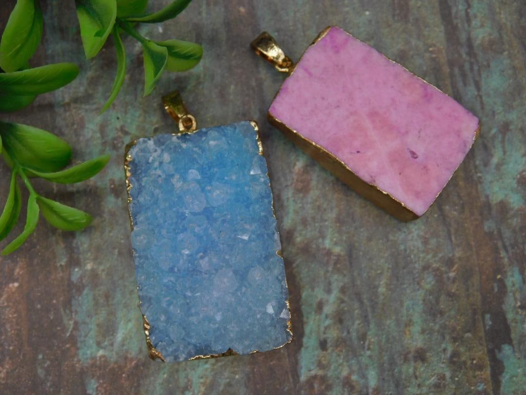 STONE PENDANTS ROCK STONE LAPIDARY SPECIMEN: STONE PENDANTS ROCK STONE LAPIDARY SPECIMEN