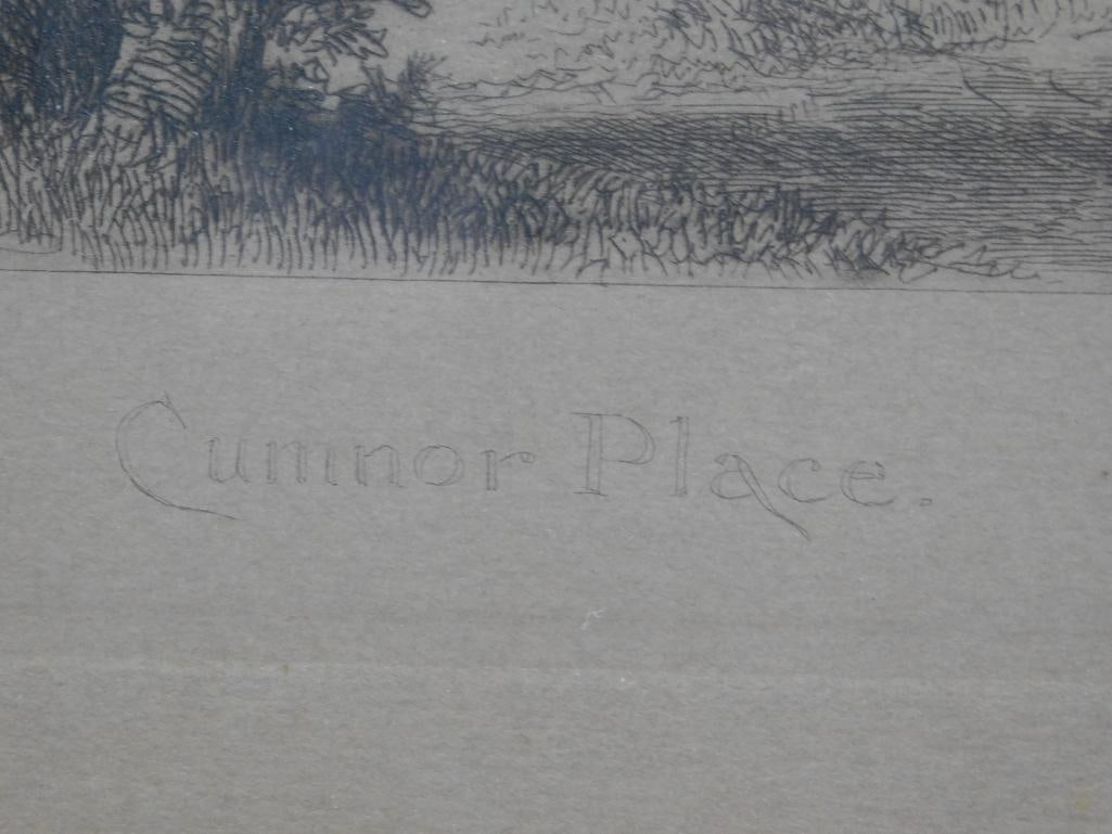 Framed Cumnor Place Print - 2