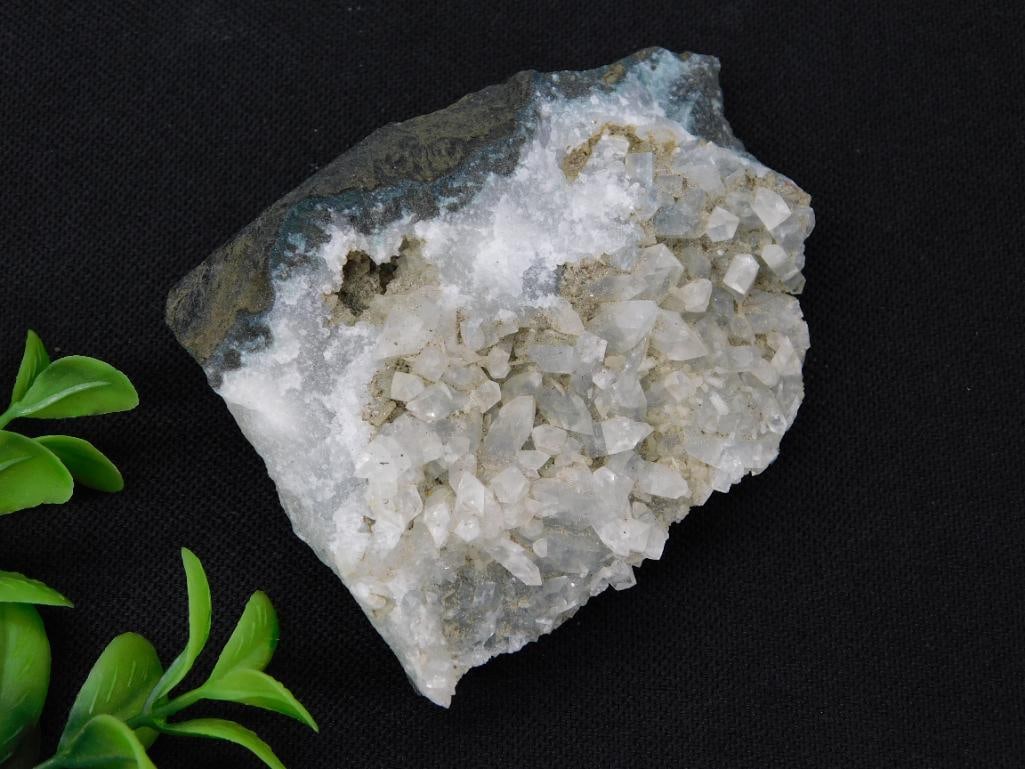 Quartz Crystal Cluster on Matrix Specimen Rock Stone Lapidary Specimen (1 of 2)