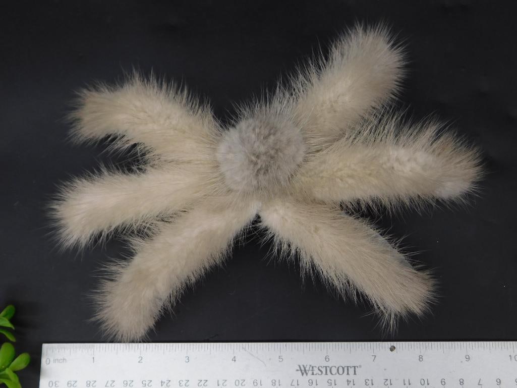 Faux Fur Hat Facinator - 3