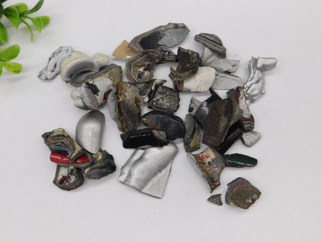 Fordite Motor City Agate Rock Stone Lapidary Specimen: Fordite Motor City Agate Rock Stone Lapidary Specimen