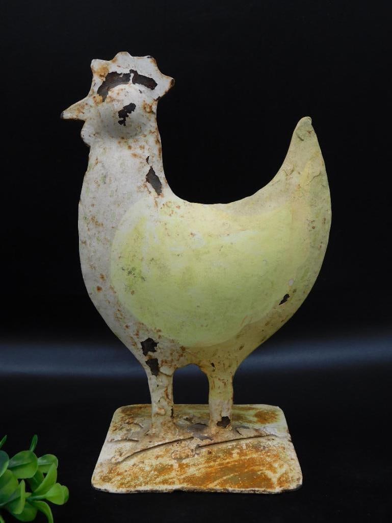 C VINTAGE METAL ROOSTER FARMHOUSE DECOR ANTIQUE (1 of 2)