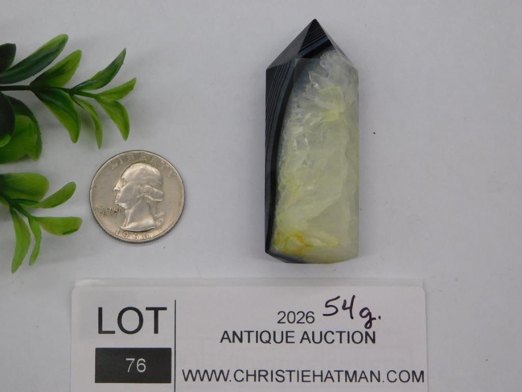 GEODE AGATE TOWER ROCK STONE LAPIDARY SPECIMEN - 2