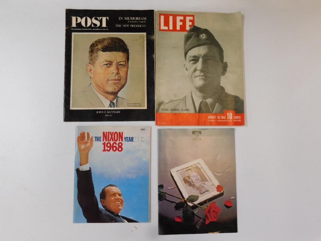 VINTAGE AMERICAN MAGAZINES POLITICAL FIGURES SATURDAY EVENING POST, LIFE MAGAZINE, THE NIXON (1 of 5)
