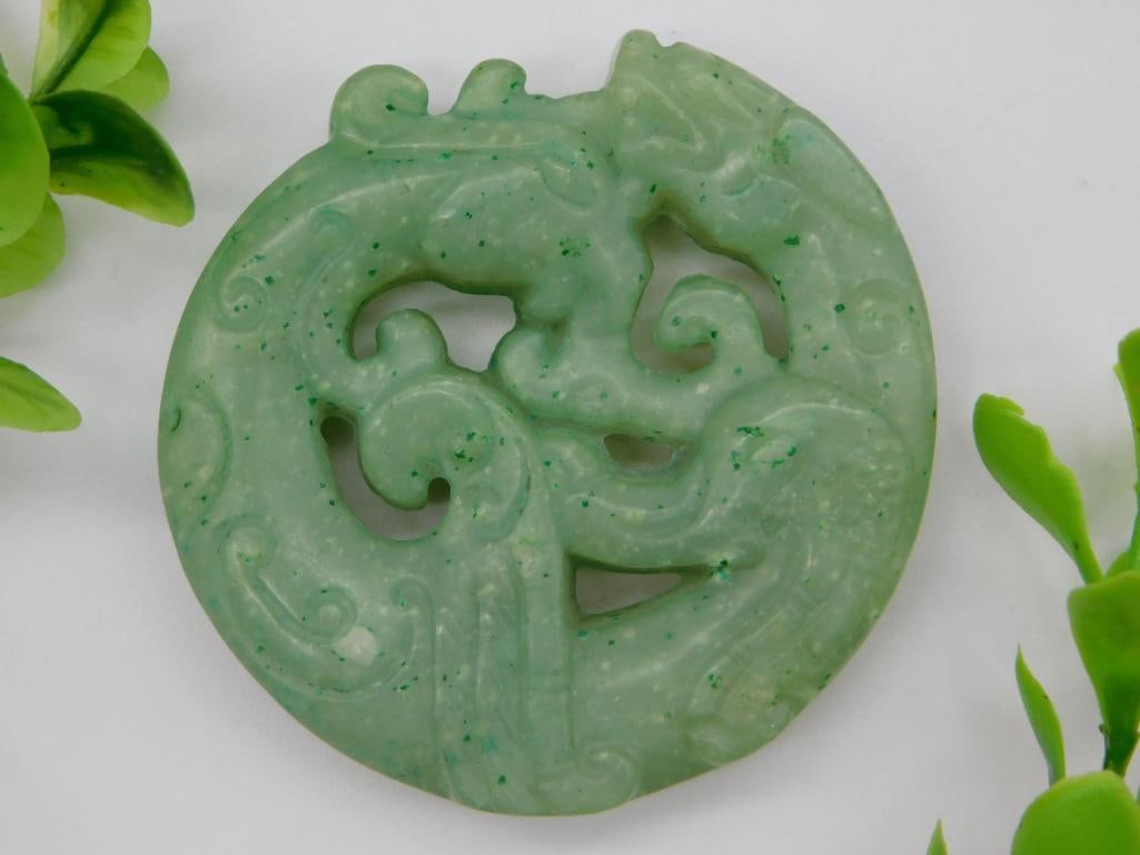 CARVED JADE STATUE ROCK STONE LAPIDARY SPECIMEN (1 of 2)