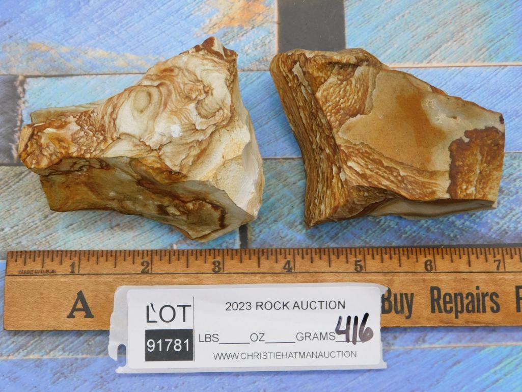 JASPER ROCK STONE LAPIDARY SPECIMEN - 2