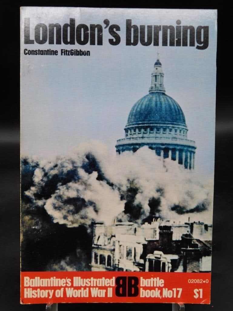 1960S-1970S LONDONS BURNING BALLENTINES ILLUSTRATED HISTORY OF THE VIOLENT CENTURY (1 of 1)