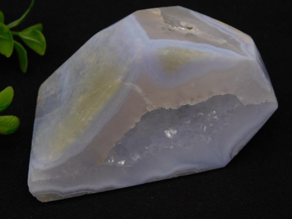 DRUZY AGATE POLYHEDRAL POINT ROCK STONE LAPIDARY SPECIMEN (1 of 3)