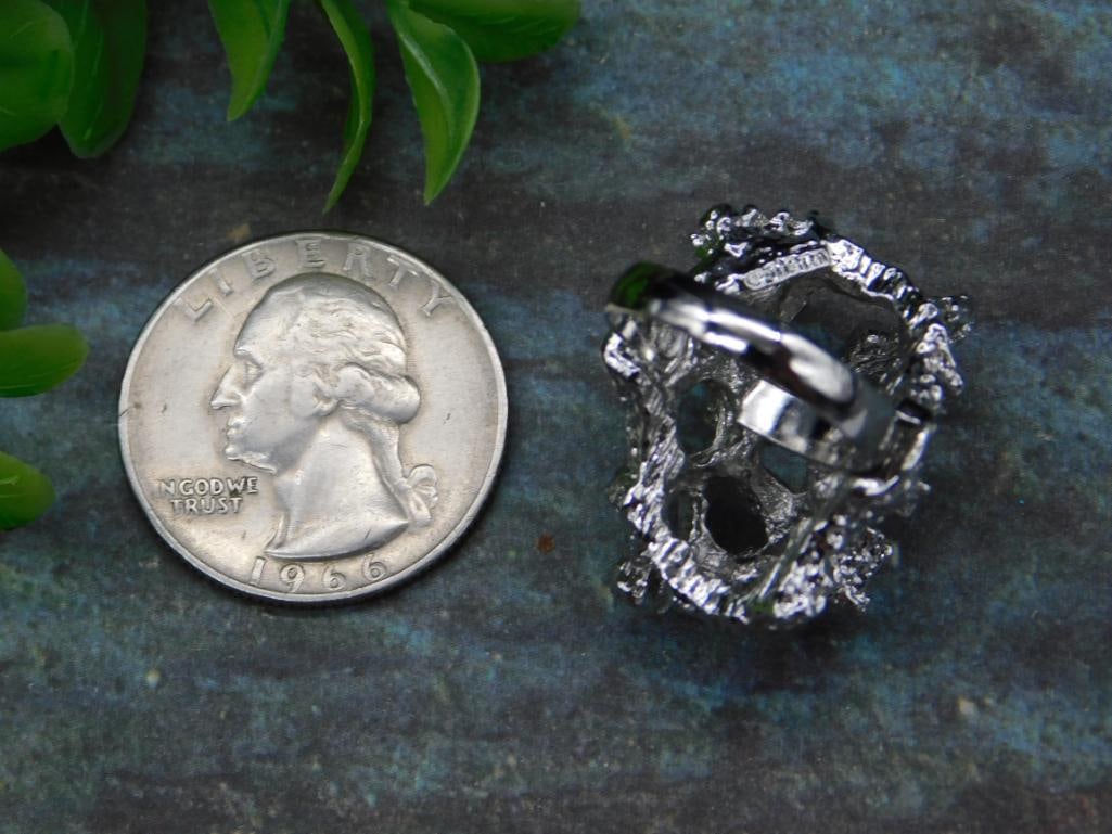 SILVER-TONE RING - 2