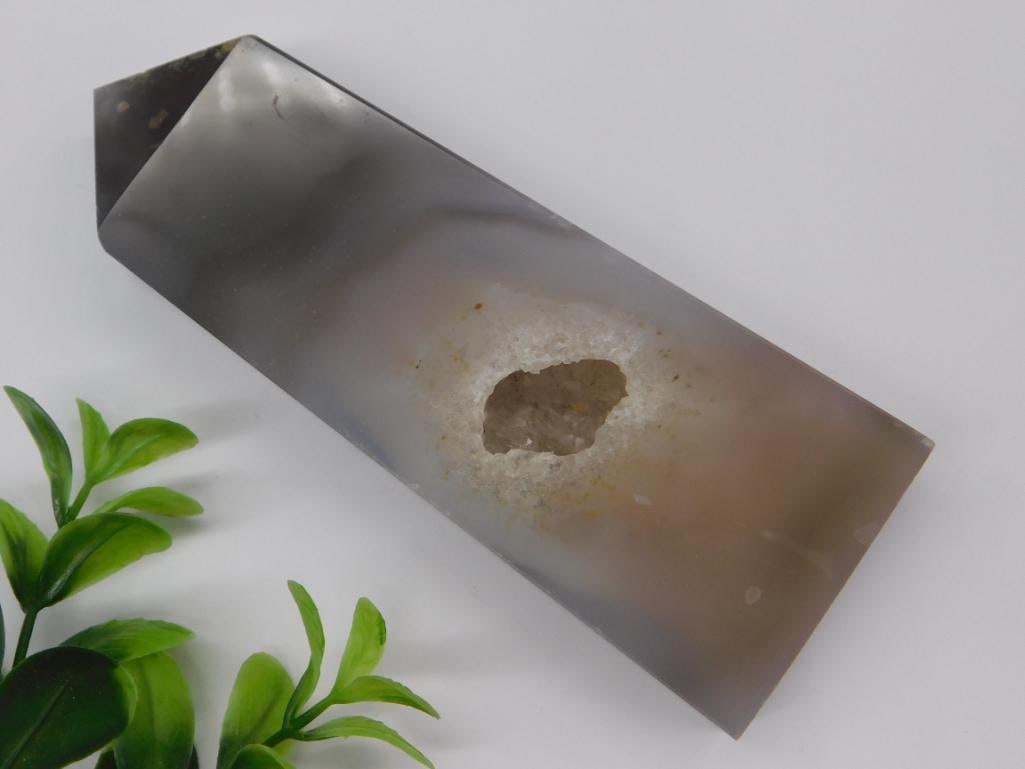 DRUZY QUARTZ TOWER ROCK STONE LAPIDARY SPECIMEN (1 of 2)