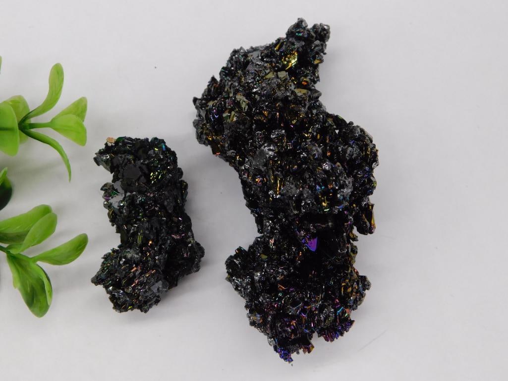 CARBORUNDUM ROCK STONE LAPIDARY SPECIMEN (1 of 3)