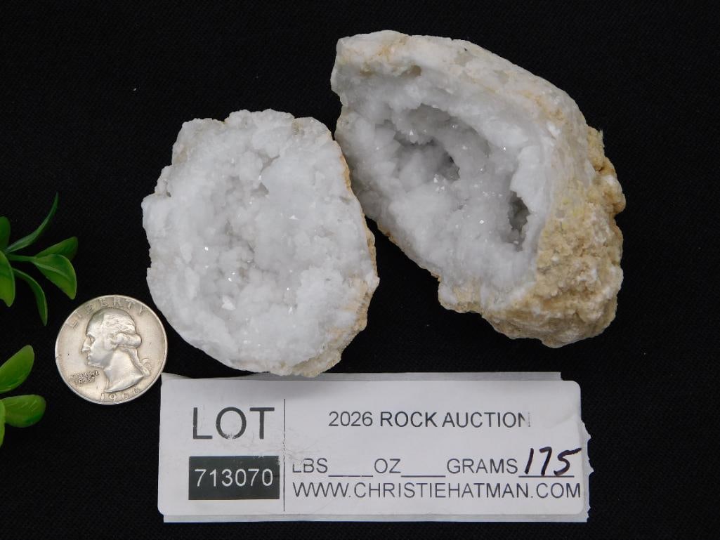GEODE ROCK STONE LAPIDARY SPECIMEN - 2