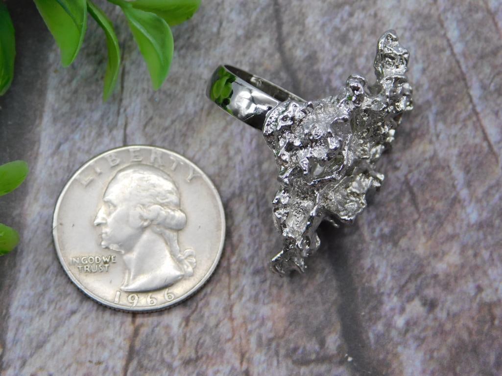 SILVER-TONE RING - 2