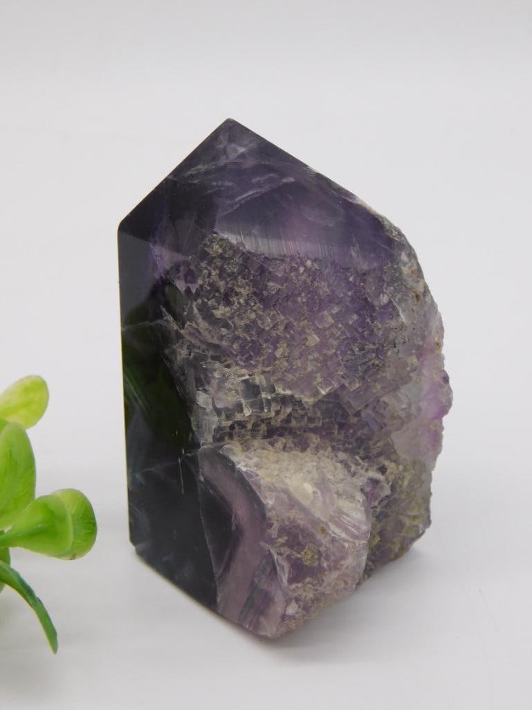 FLUORITE TOWER ROCK STONE LAPIDARY SPECIMEN (1 of 3)