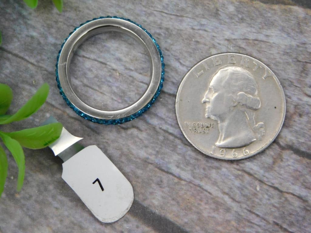 STONE RING ROCK STONE LAPIDARY SPECIMEN - 2