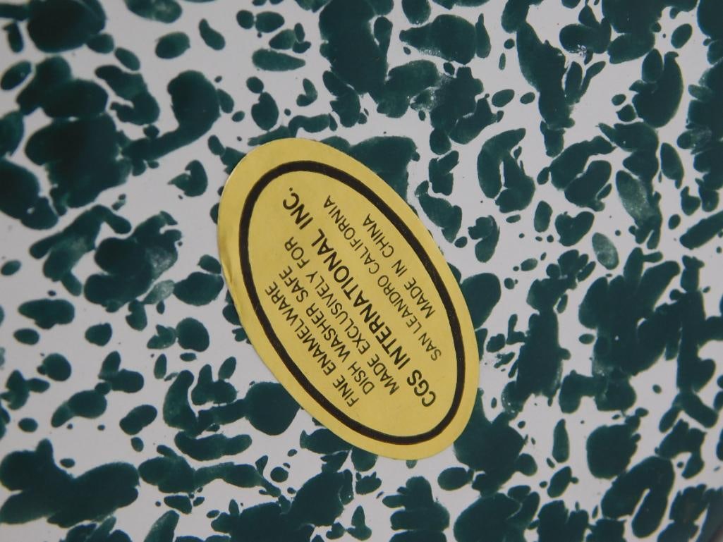 SPECKLED ENAMELWARE CANNISTER SPLATTERWARE - 3