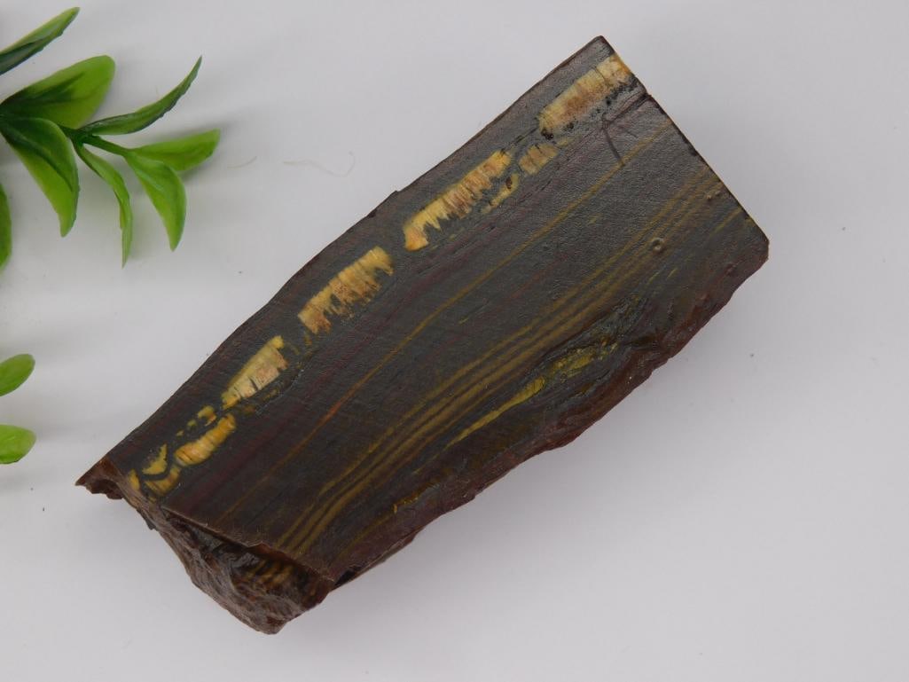 TIGER IRON ROCK STONE LAPIDARY SPECIMEN: TIGER IRON ROCK STONE LAPIDARY SPECIMEN