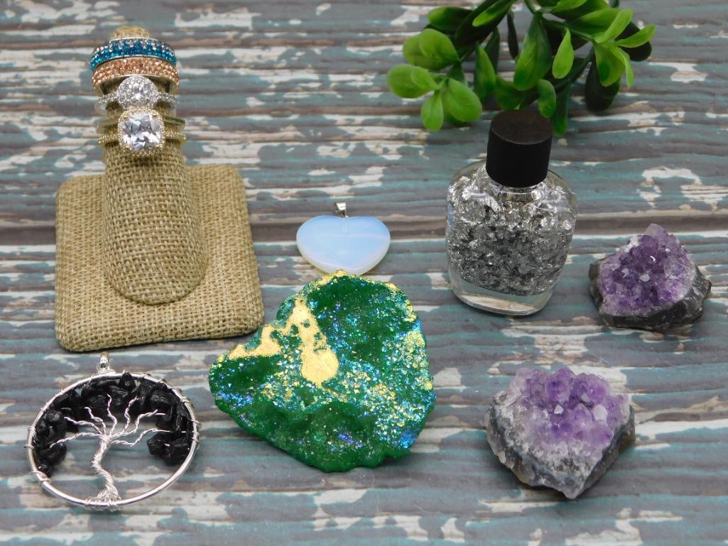 MIXED LOT ROCK STONE LAPIDARY SPECIMEN: MIXED LOT ROCK STONE LAPIDARY SPECIMEN