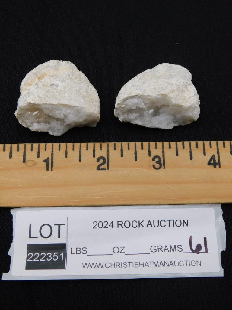 GEODE ROCK STONE LAPIDARY SPECIMEN - 2