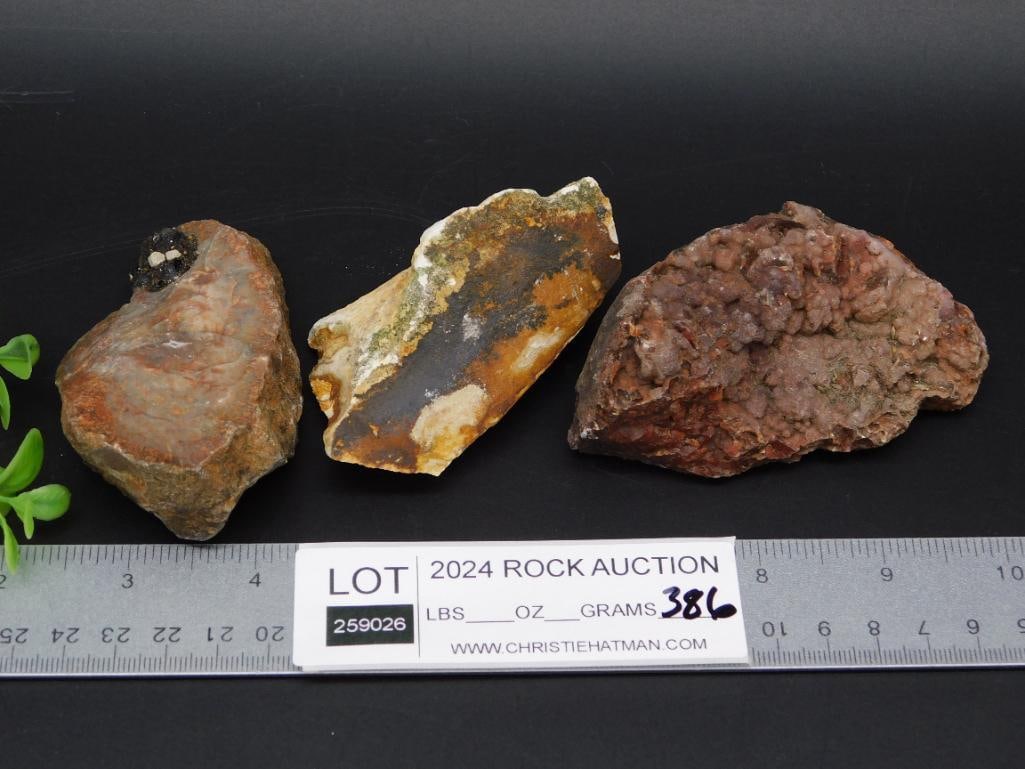MIXED ROUGH ROCK LOT - 3