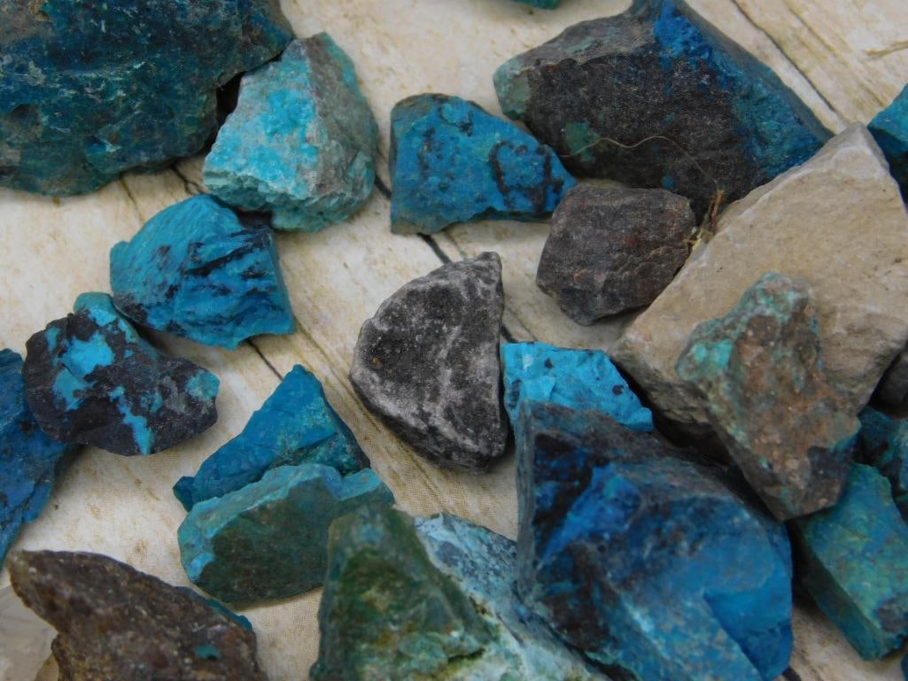 CHRYSOCOLLA ROUGH LOT - 2