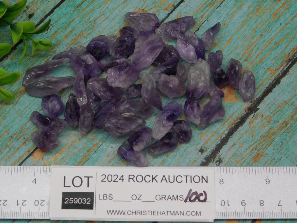 AMETHYST STONE PIECES - 3