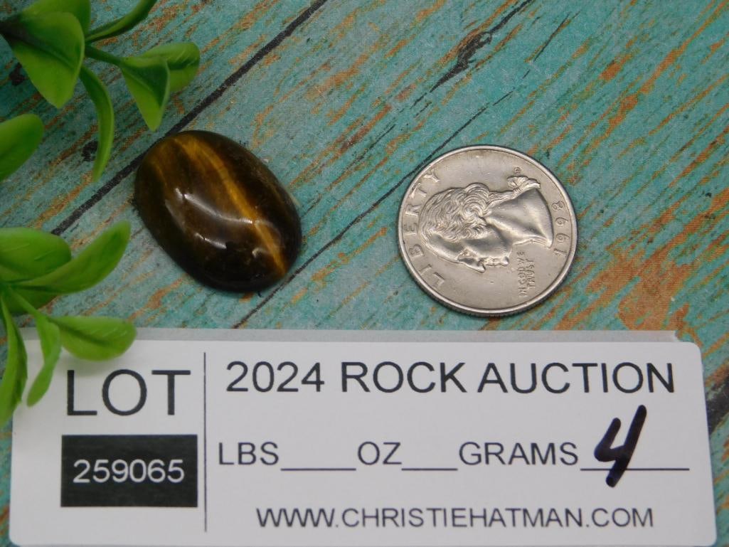 TIGER EYE CABOCHON - 2