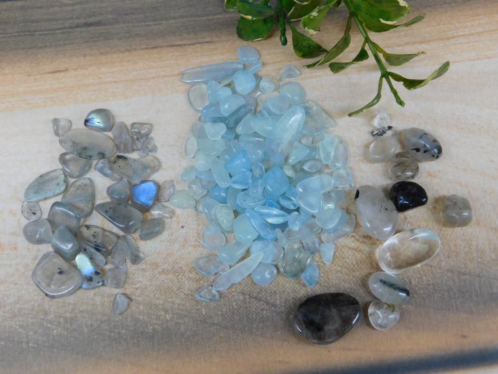 MIXED LOT ROCK STONE LAPIDARY SPECIMEN: MIXED LOT ROCK STONE LAPIDARY SPECIMEN