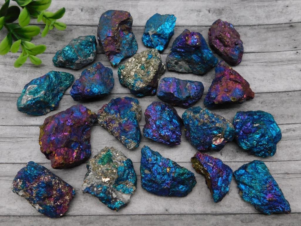 PEACOCK ORE ROCK STONE LAPIDARY SPECIMEN: PEACOCK ORE ROCK STONE LAPIDARY SPECIMEN