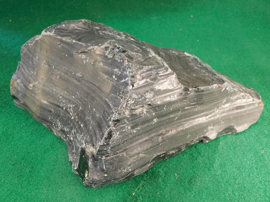 25 POUND OBSIDIAN ROCK STONE LAPIDARY SPECIMEN (1 of 2)
