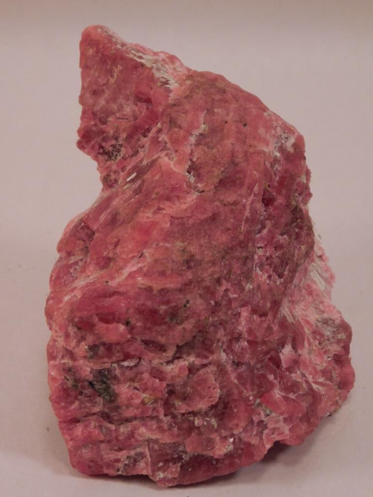 GEM RHODONITE ROCK STONE LAPIDARY SPECIMEN: GEM RHODONITE ROCK STONE LAPIDARY SPECIMEN