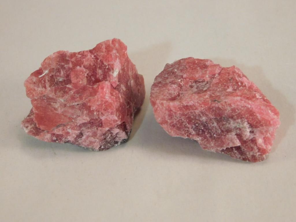GEM RHODONITE 315 CARATS ROCK STONE LAPIDARY SPECIMEN (1 of 2)
