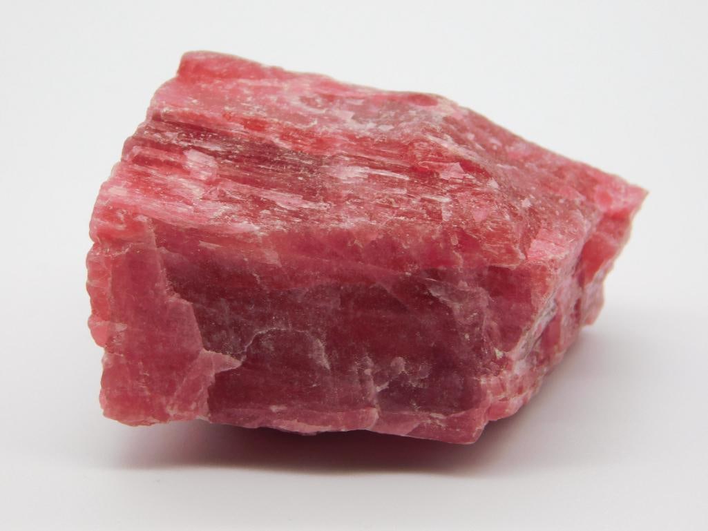 GEM RHODONITE ROCK STONE LAPIDARY SPECIMEN: GEM RHODONITE ROCK STONE LAPIDARY SPECIMEN