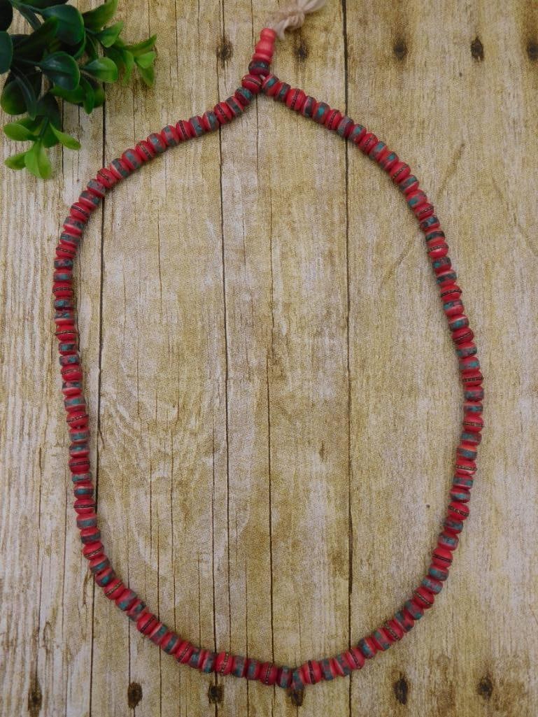 AFRICAN TRADE BEADS ROCK STONE LAPIDARY SPECIMEN (1 of 2)