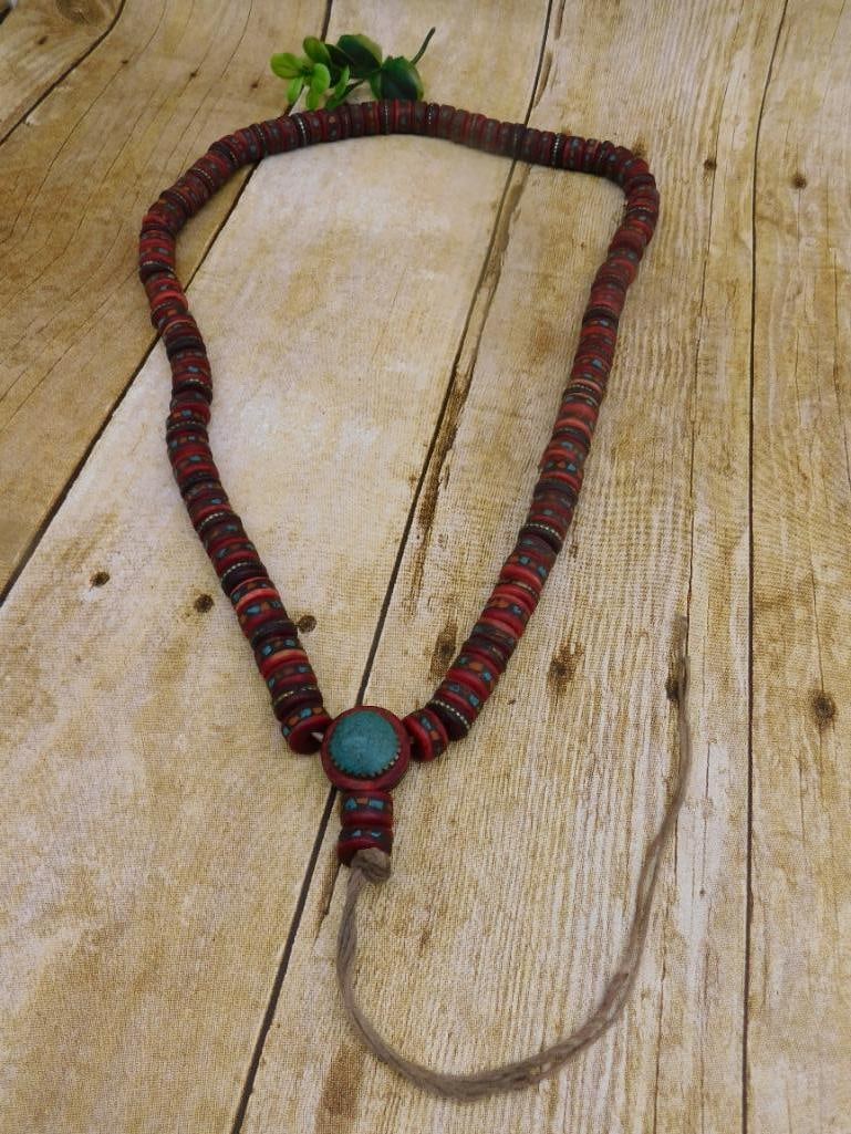 AFRICAN TRADE BEADS ROCK STONE LAPIDARY SPECIMEN: AFRICAN TRADE BEADS ROCK STONE LAPIDARY SPECIMEN