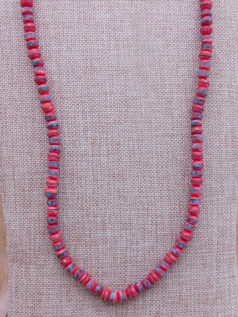 AFRICAN TRADE BEADS ROCK STONE LAPIDARY SPECIMEN (1 of 2)