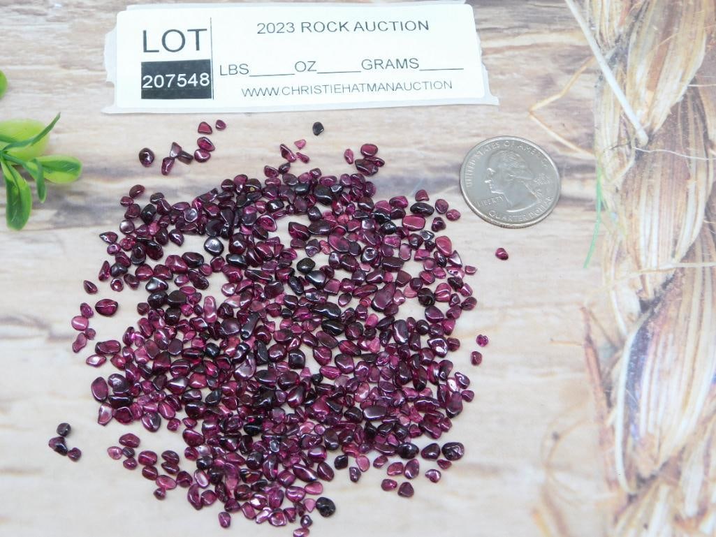 GARNET ROCK STONE LAPIDARY SPECIMEN - 2