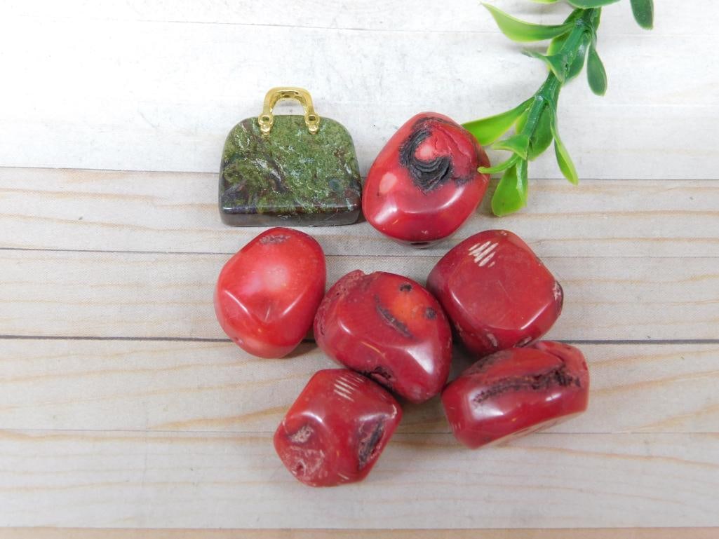 MIXED LOT ROCK STONE LAPIDARY SPECIMEN: MIXED LOT ROCK STONE LAPIDARY SPECIMEN