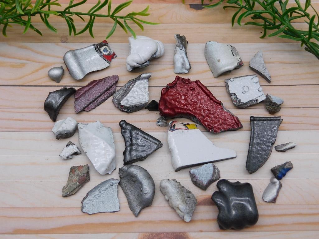 FORDITE MOTOR CITY AGATE ROCK STONE LAPIDARY SPECIMEN (1 of 2)