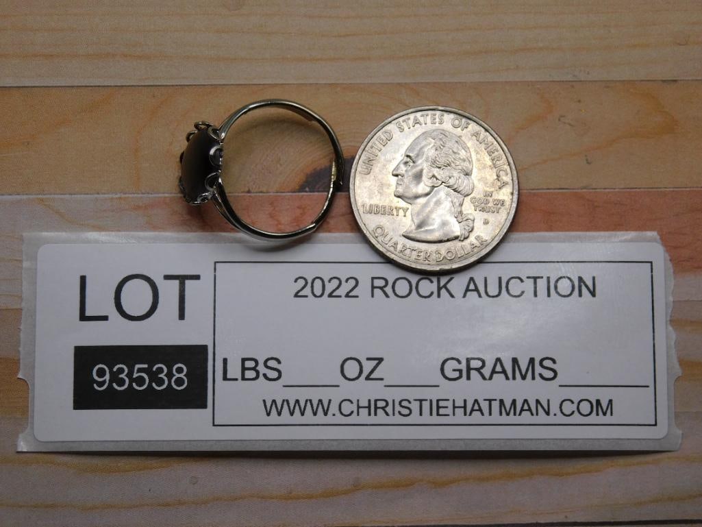 ABALONE RING ROCK STONE LAPIDARY SPECIMEN - 2