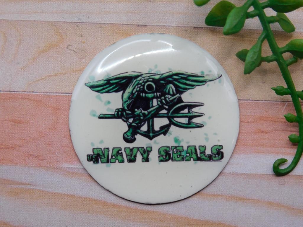NAVY SEAL CABOCHON ROCK STONE LAPIDARY SPECIMEN: NAVY SEAL CABOCHON ROCK STONE LAPIDARY SPECIMEN