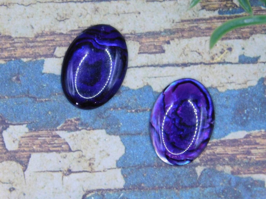 ABALONE CABOCHONS ROCK STONE LAPIDARY SPECIMEN: ABALONE CABOCHONS ROCK STONE LAPIDARY SPECIMEN