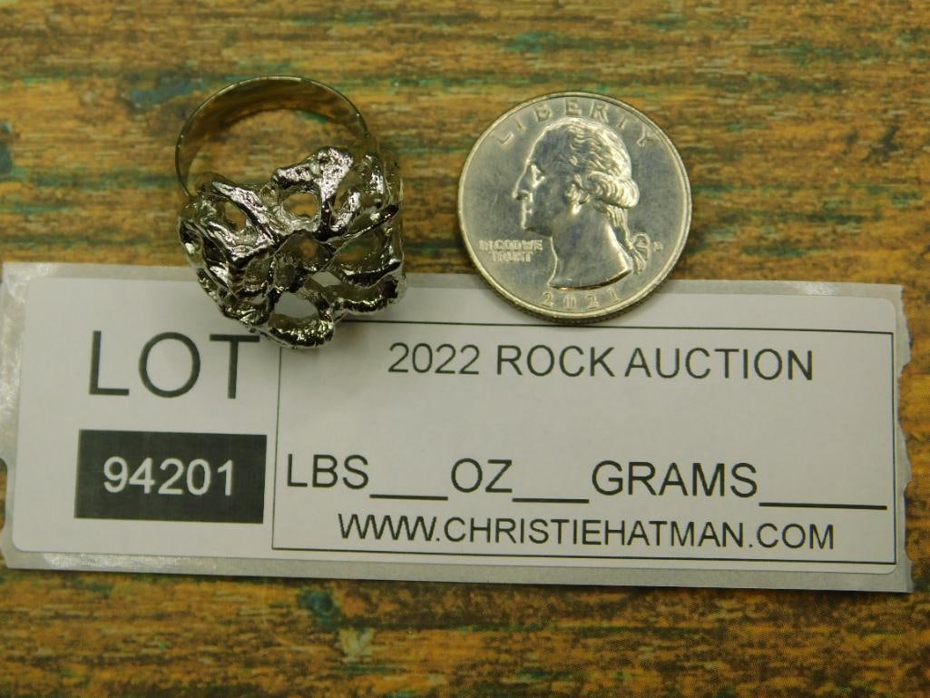 RING ROCK STONE LAPIDARY SPECIMEN - 4