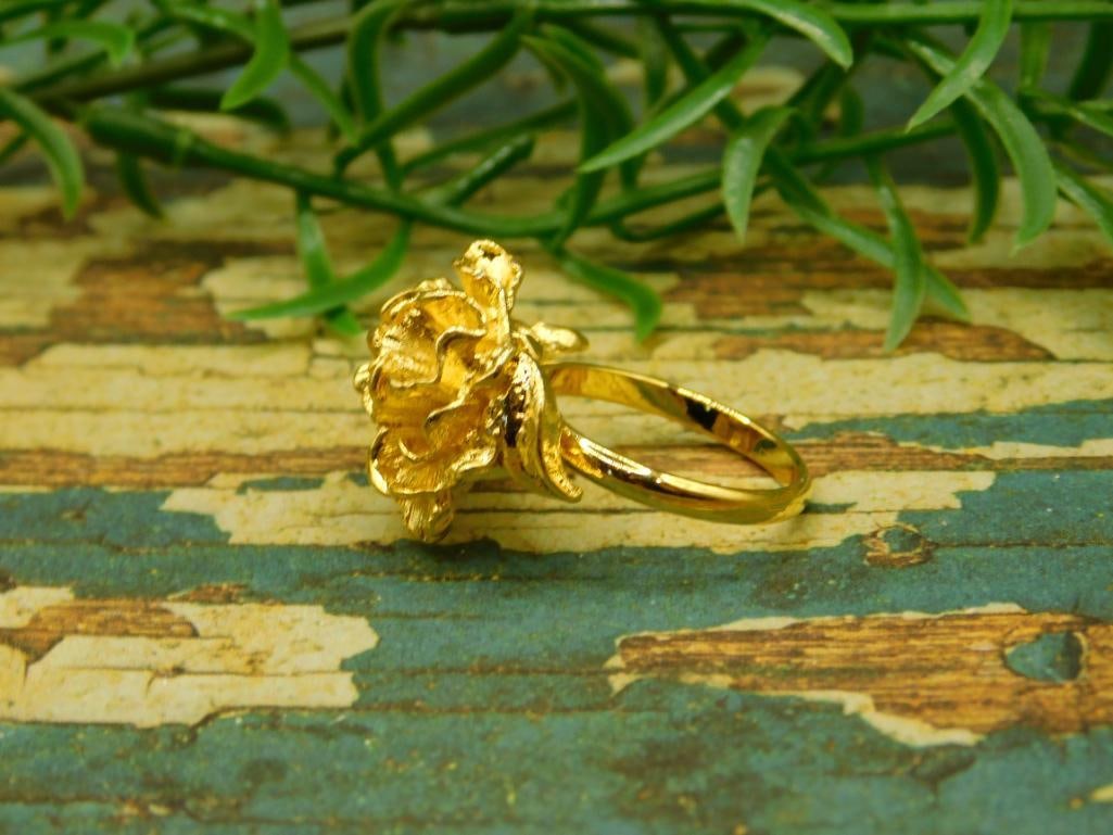 FLOWER RING ROCK STONE LAPIDARY SPECIMEN - 2